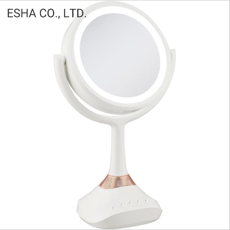 LED卓上ミラー スマートな角度調整可能な化粧鏡